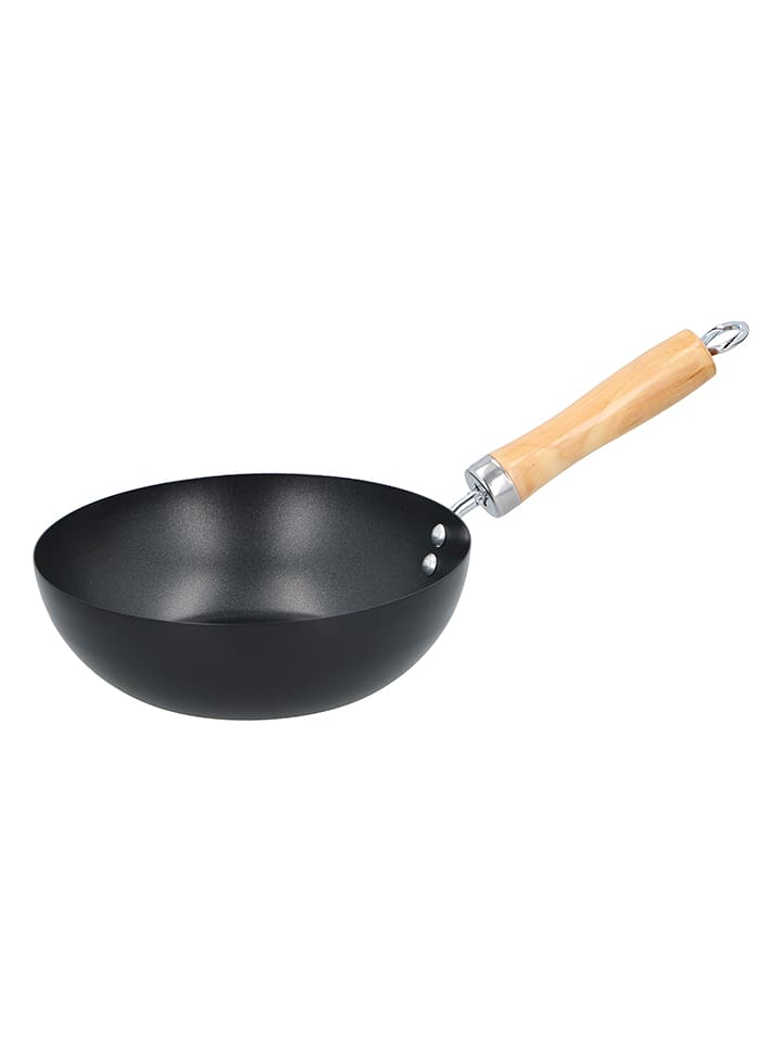 Alpina Patelnia wok w kolorze czarnym - Ø 20,5 cm rozmiar: onesize