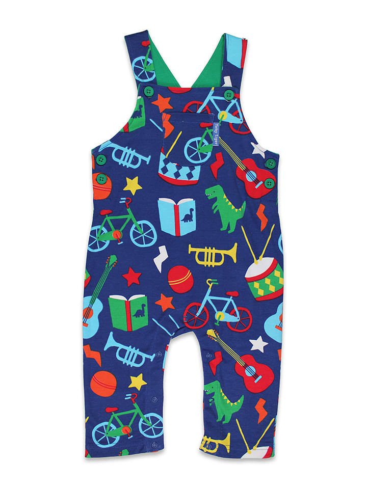 Toby Tiger Ogrodniczki w kolorze granatowym rozmiar: 80