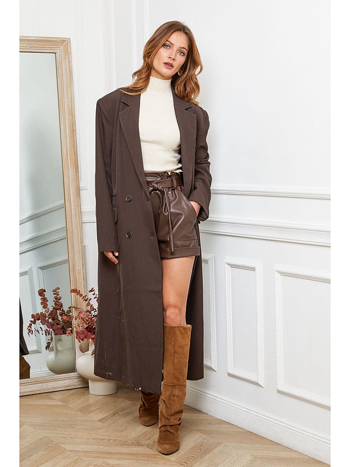 Joséfine Płaszcz przejściowy "Olam" w kolorze brązowym rozmiar: M