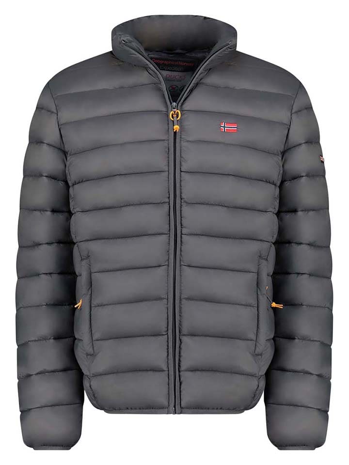 Geographical Norway Kurtka pikowana "Amigolor" w kolorze szarym rozmiar: S