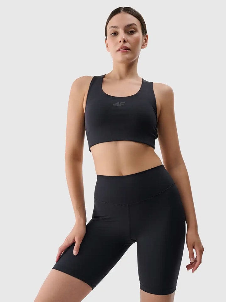 4F Szorty sportowe w kolorze czarnym rozmiar: XS