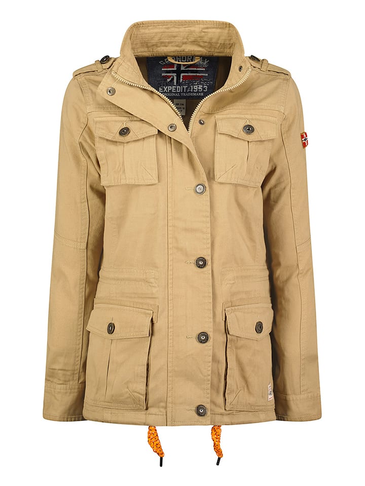 Geographical Norway Kurtka przejściowa "Arouchka" w kolorze beżowym rozmiar: XL