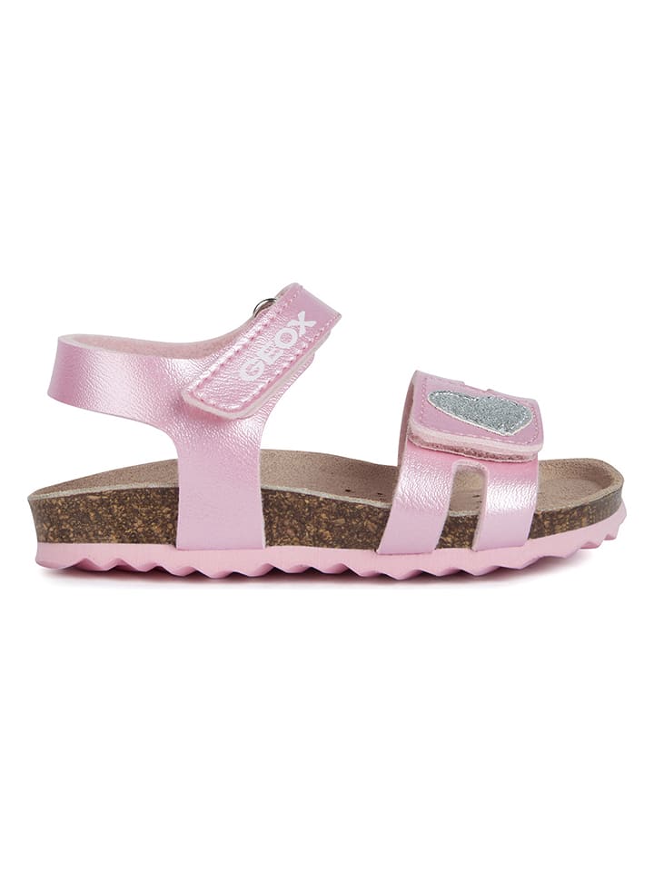 Geox Sandały "Chalki" w kolorze jasnoróżowym rozmiar: 27