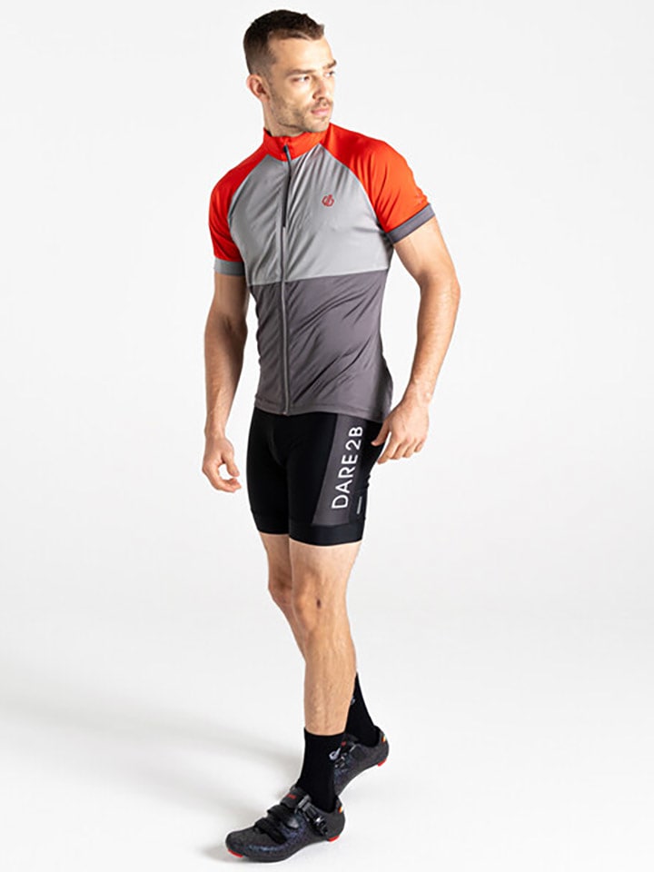 Dare 2b Koszulka kolarska "Protraction III" w kolorze szaro-pomarańczowym rozmiar: 3XL