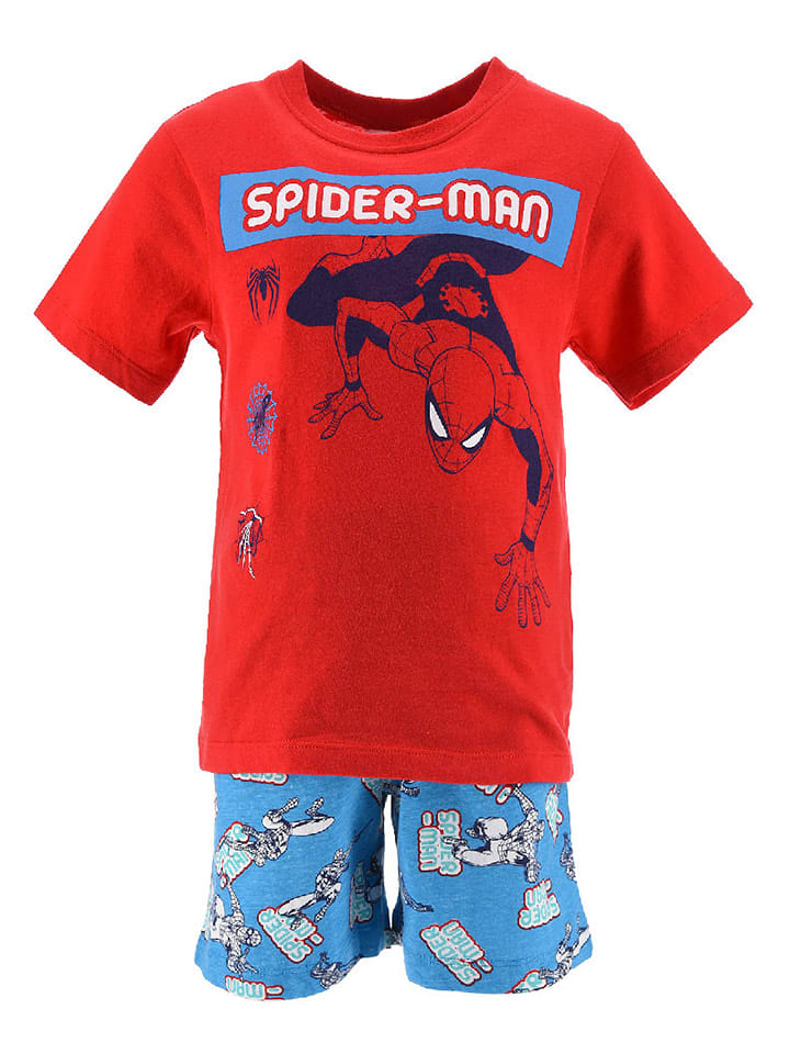 Spiderman Piżama "Spider-Man" w kolorze czerwono-niebieskim rozmiar: 98
