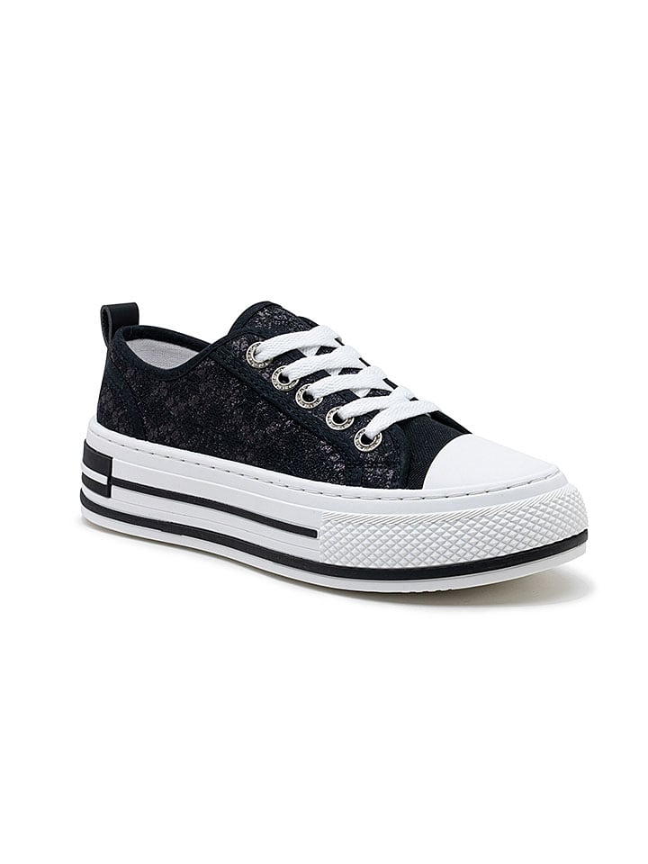 Foreverfolie Sneakersy w kolorze czarnym rozmiar: 38