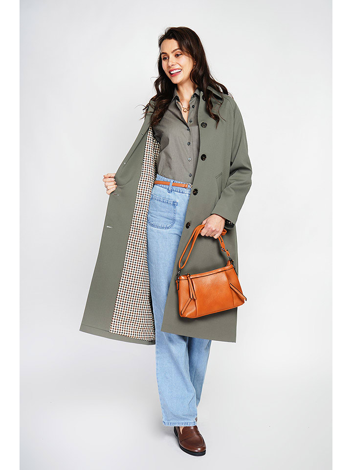 ASSUILI Trencz w kolorze khaki rozmiar: 36