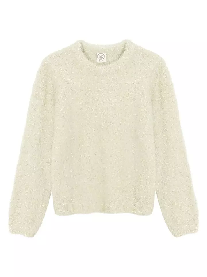 COOL CLUB Sweter w kolorze kremowym rozmiar: 98