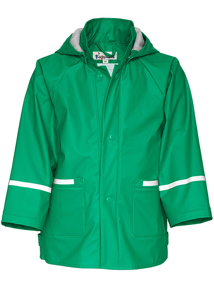 Playshoes Kurtka przeciwdeszczowa w kolorze zielonym rozmiar: 116