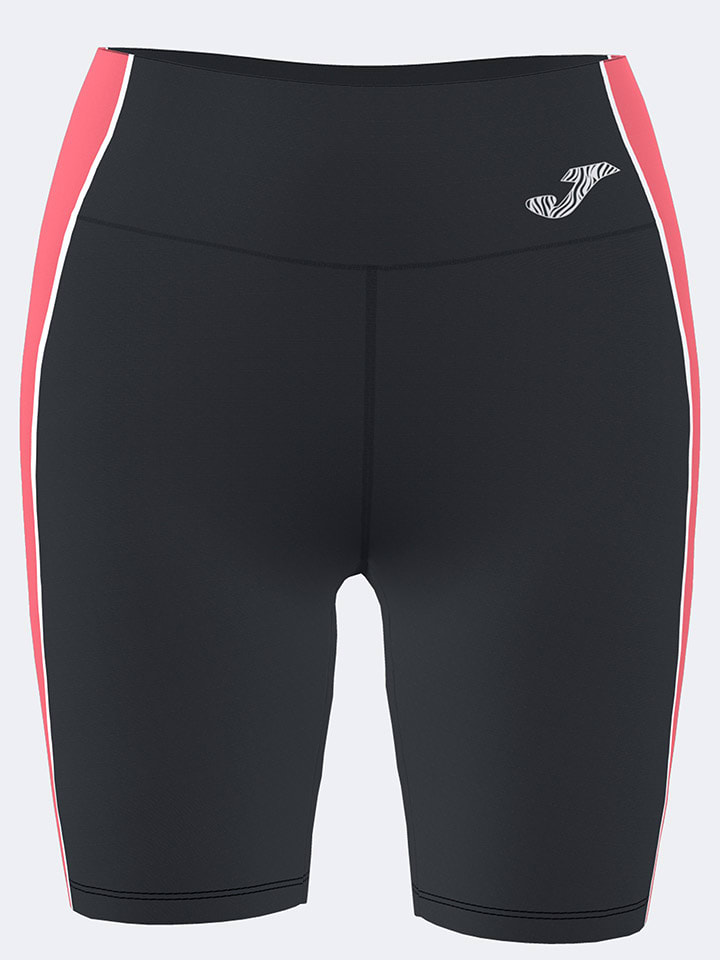 Joma Szorty funkcyjne w kolorze czarno-jasnoróżowym rozmiar: M