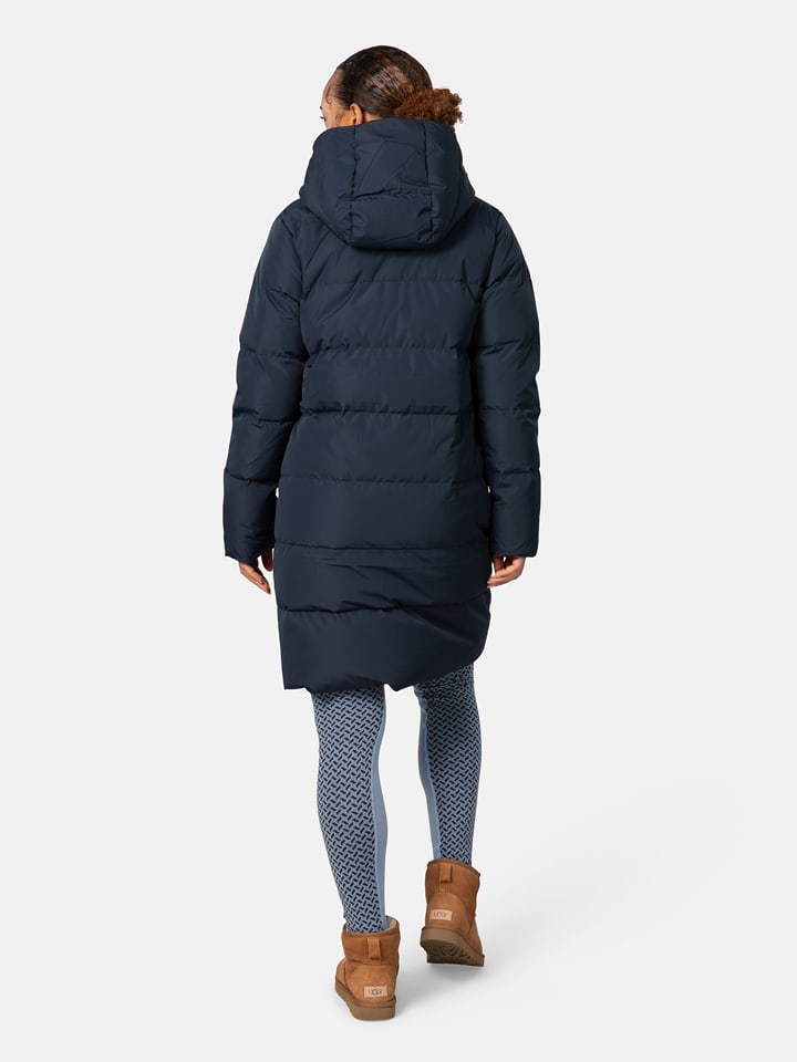 KARI TRAA Płaszcz puchowy "Julia" w kolorze granatowym rozmiar: XS