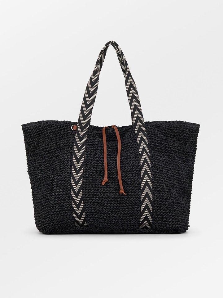 Becksöndergaard Shopper bag "Pheobe" w kolorze czarnym - 44 x 40 cm rozmiar: onesize