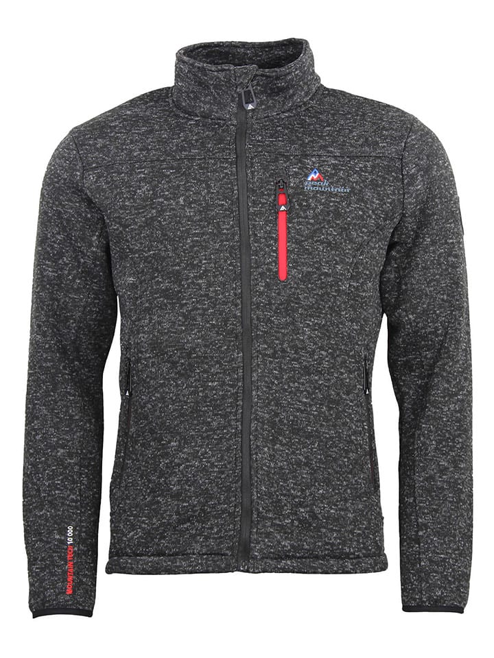 Peak Mountain Kurtka polarowa "Cemo" w kolorze szarym rozmiar: 3XL