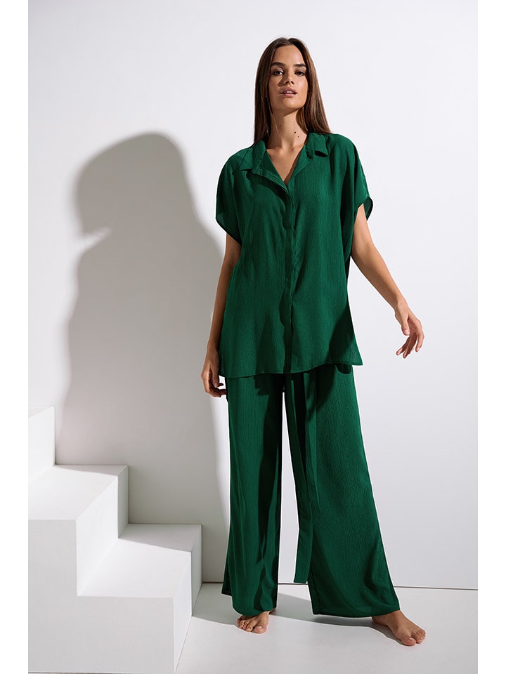 Lisca Bluzka "Japan" w kolorze zielonym rozmiar: XL