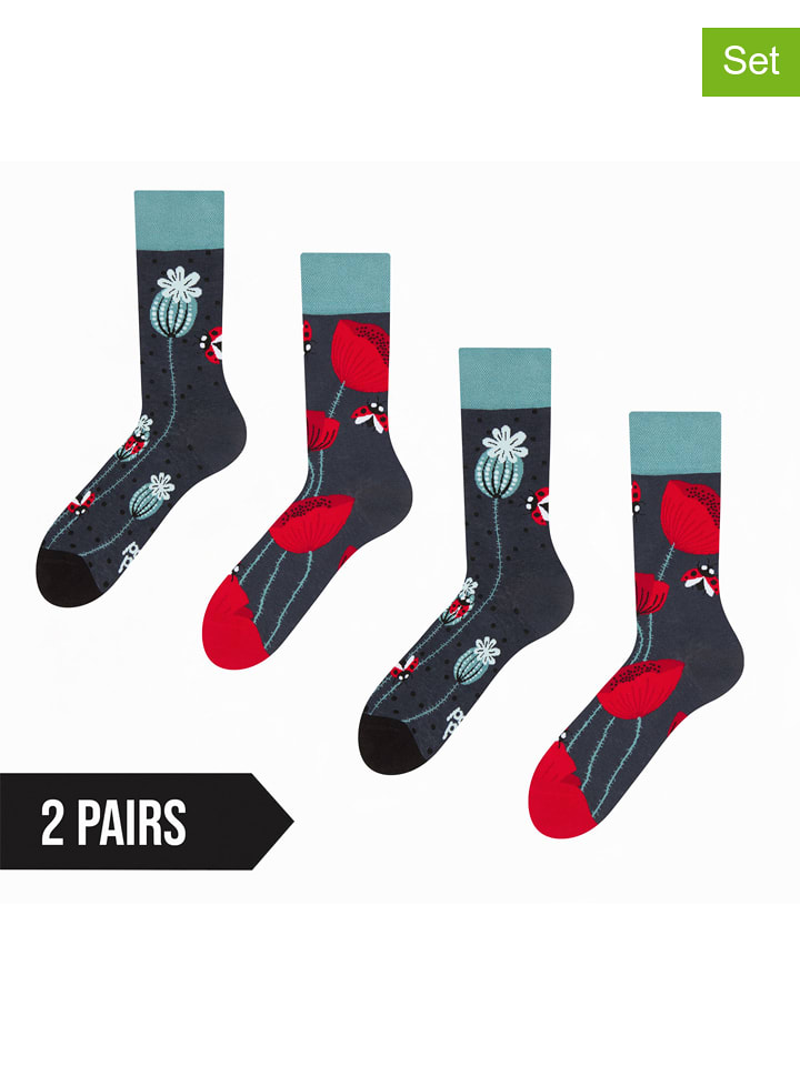 Dedoles Skarpety (2 pary) w kolorze granatowym rozmiar: 43-46