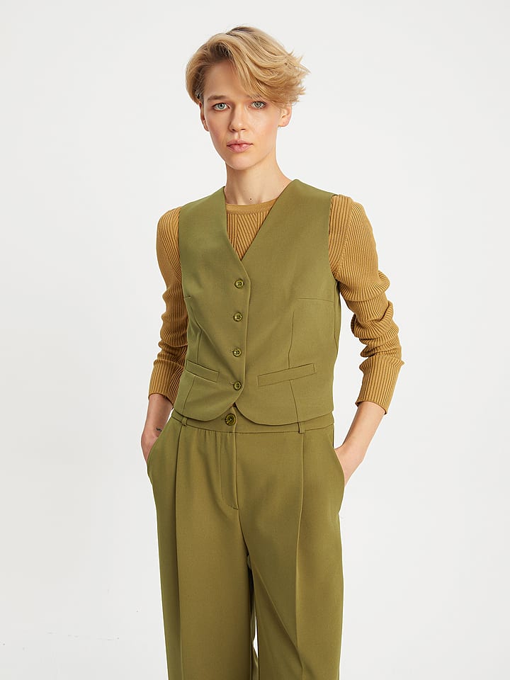 BGN Kamizelka w kolorze khaki rozmiar: 40