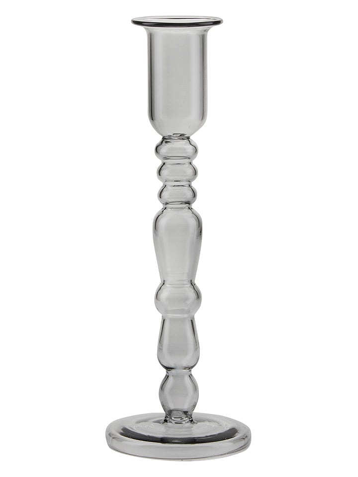 Bahne Świecznik w kolorze szarym - (W)23,5 x Ø 7 cm rozmiar: onesize