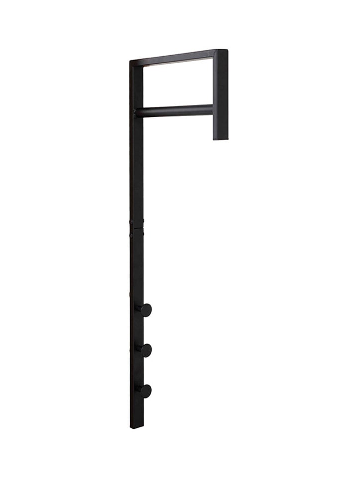 House Nordic Wieszak w kolorze czarnym - 30 x 82 x 3 cm rozmiar: onesize