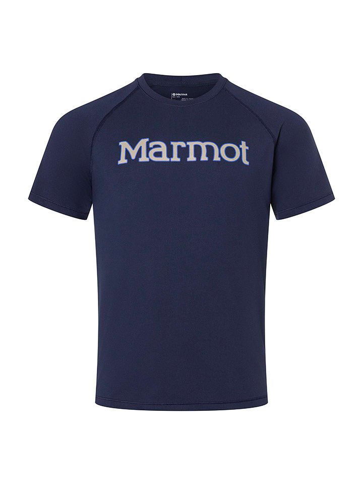 Marmot Koszulka funkcyjna "Windridge" w kolorze granatowym rozmiar: S