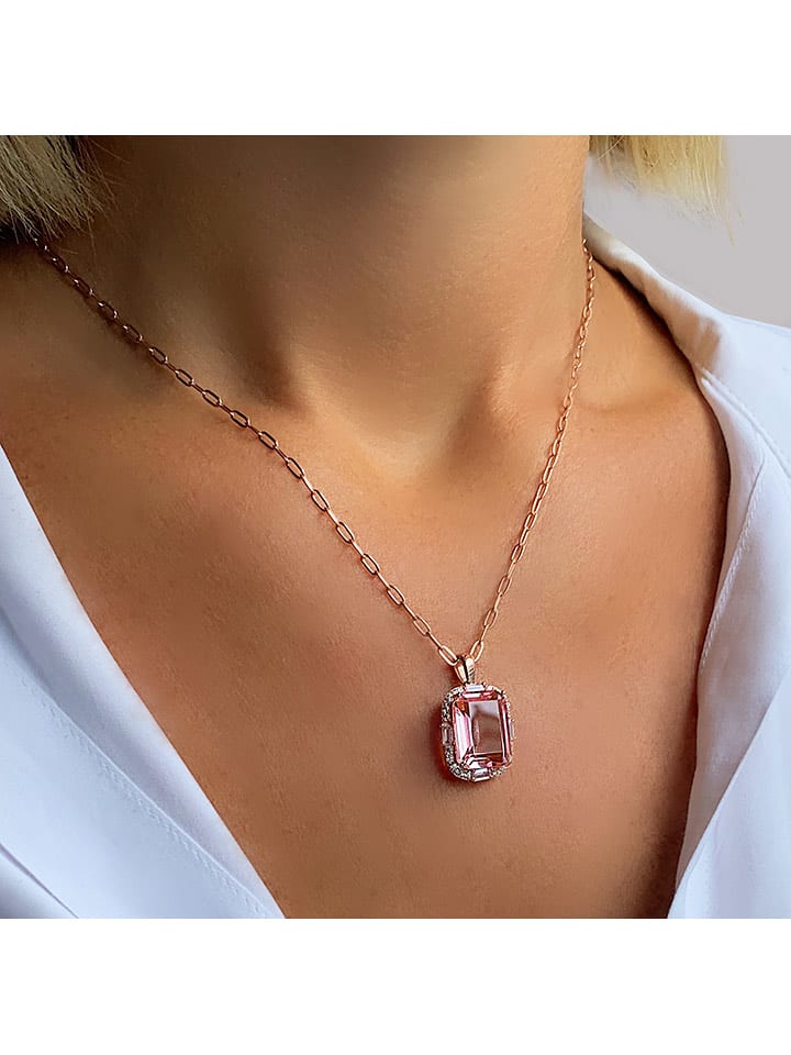 Les Petites Précieuses Pozłacany naszyjnik z zawieszką - dł. 40 cm rozmiar: onesize