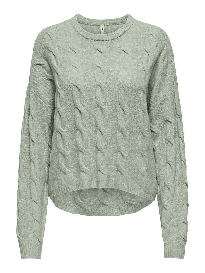 ONLY Sweter w kolorze zielonym rozmiar: XL
