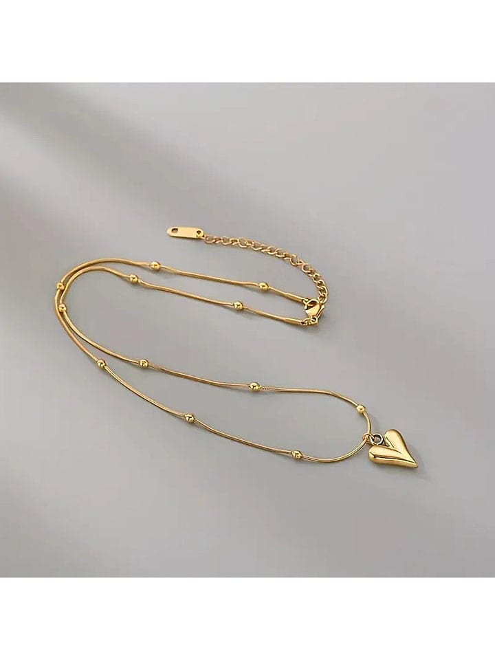 Nakkash Pozłacany naszyjnik z zawieszką - dł. 42 cm rozmiar: onesize