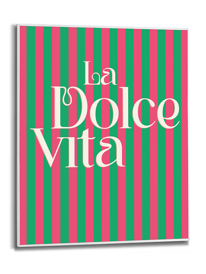 Orangewallz Druk artystyczny "La Dolce Vita" w ramce - 40 x 50 cm rozmiar: 40x50 cm