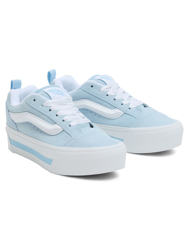 Vans Skórzane sneakersy "Knu Stack" w kolorze błękitnym rozmiar: 38