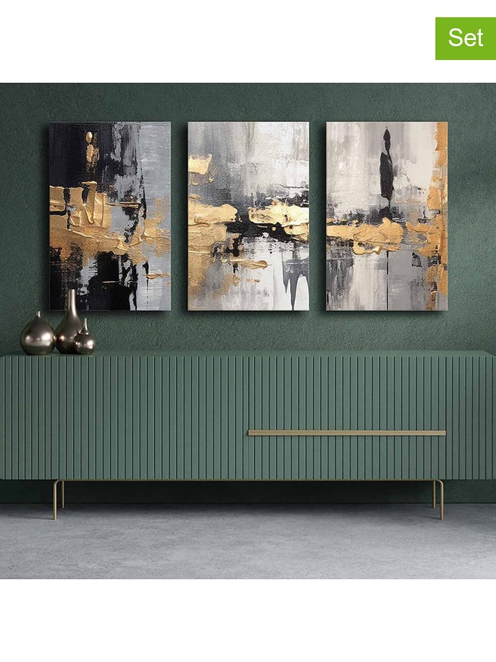 ABERTO DESIGN Druki (3 szt.) na płótnie - 70 x 45 cm rozmiar: onesize