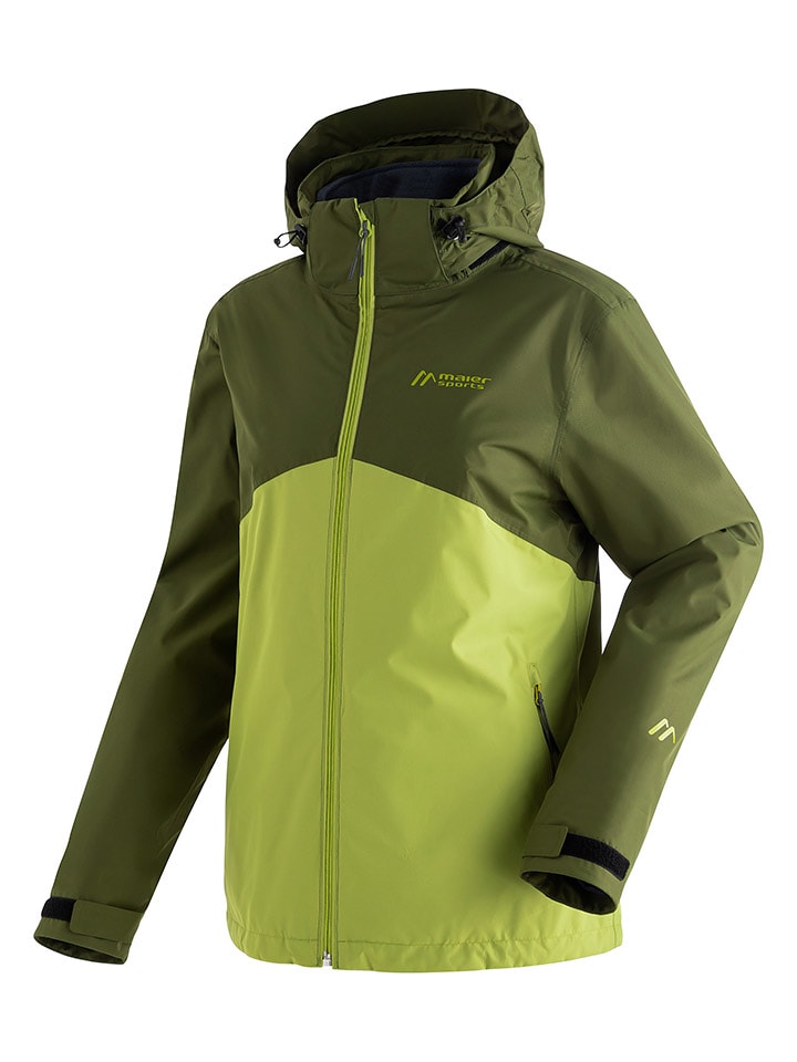 Maier Sports Kurtka funkcyjna 3w1 "Gregale DJ M" w kolorze zielono-oliwkowym rozmiar: 40
