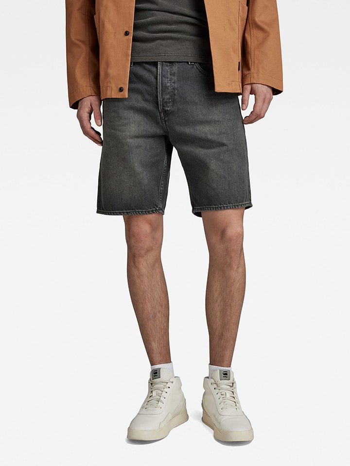 G-Star Bermudy dżinsowe w kolorze szarym rozmiar: W30