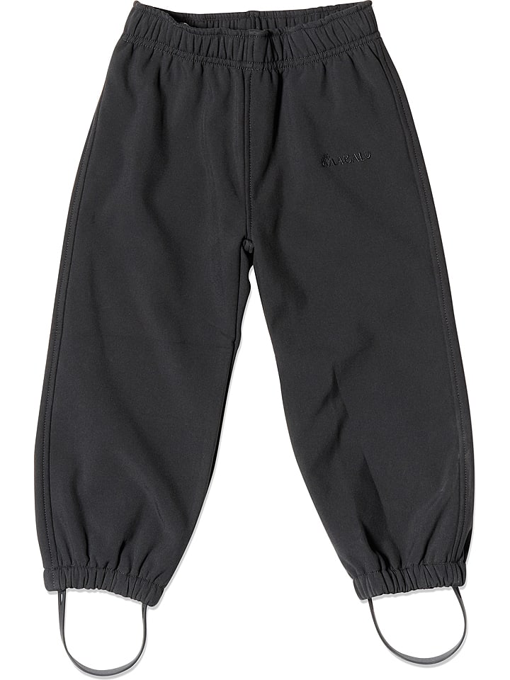 HULABALU Spodnie softshellowe "Spritz" w kolorze czarnym rozmiar: 98