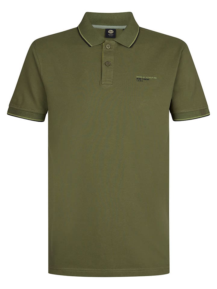 Petrol Industries Koszulka polo w kolorze khaki rozmiar: M