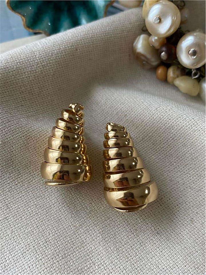 Luseera Pozłacane kolczyki-wkrętki rozmiar: onesize