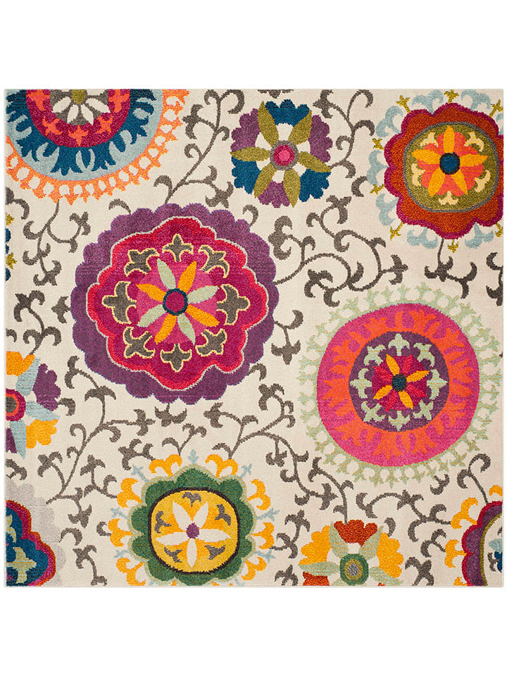 Safavieh Dywan w kolorze kremowym ze wzorem rozmiar: 122x122 cm