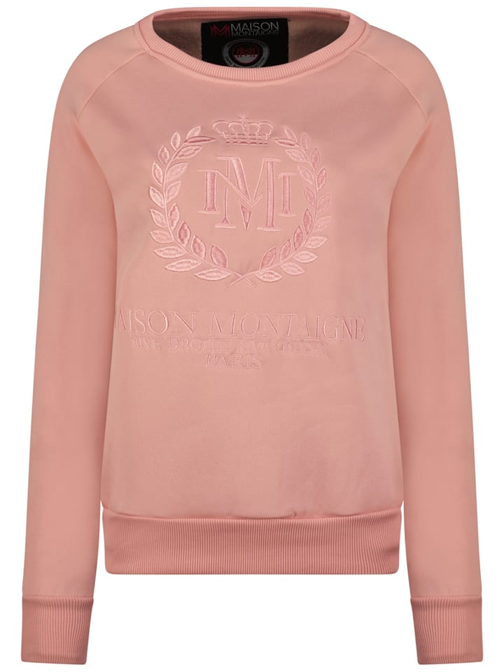 Maison Montaigne Bluza "Fimosai" w kolorze szaroróżowym rozmiar: XL