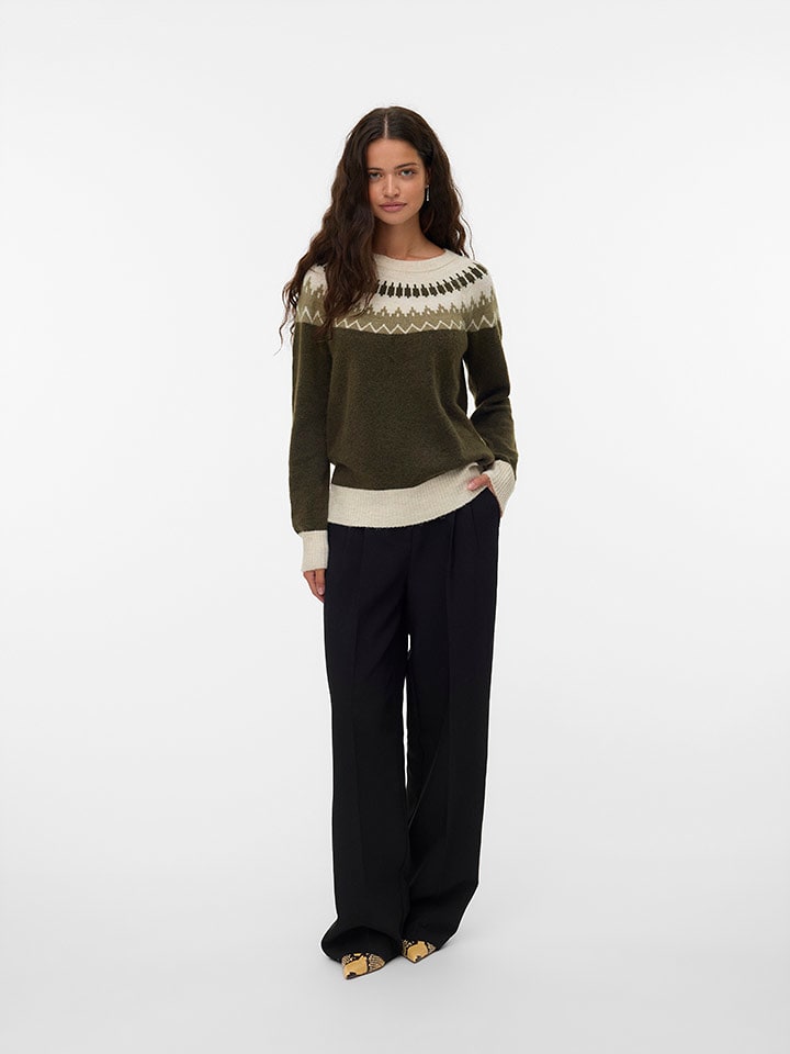 Vero Moda Sweter w kolorze khaki rozmiar: XS