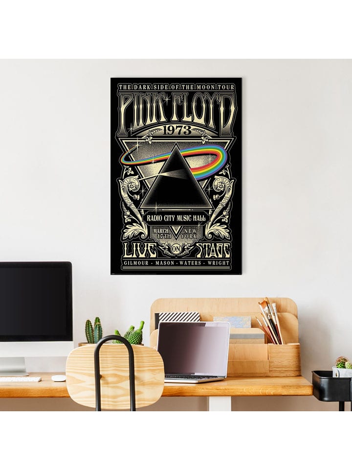 Orangewallz Druk artystyczny ''Pink Floyd - Radio City Music Hall 1973'' rozmiar: 60x90 cm