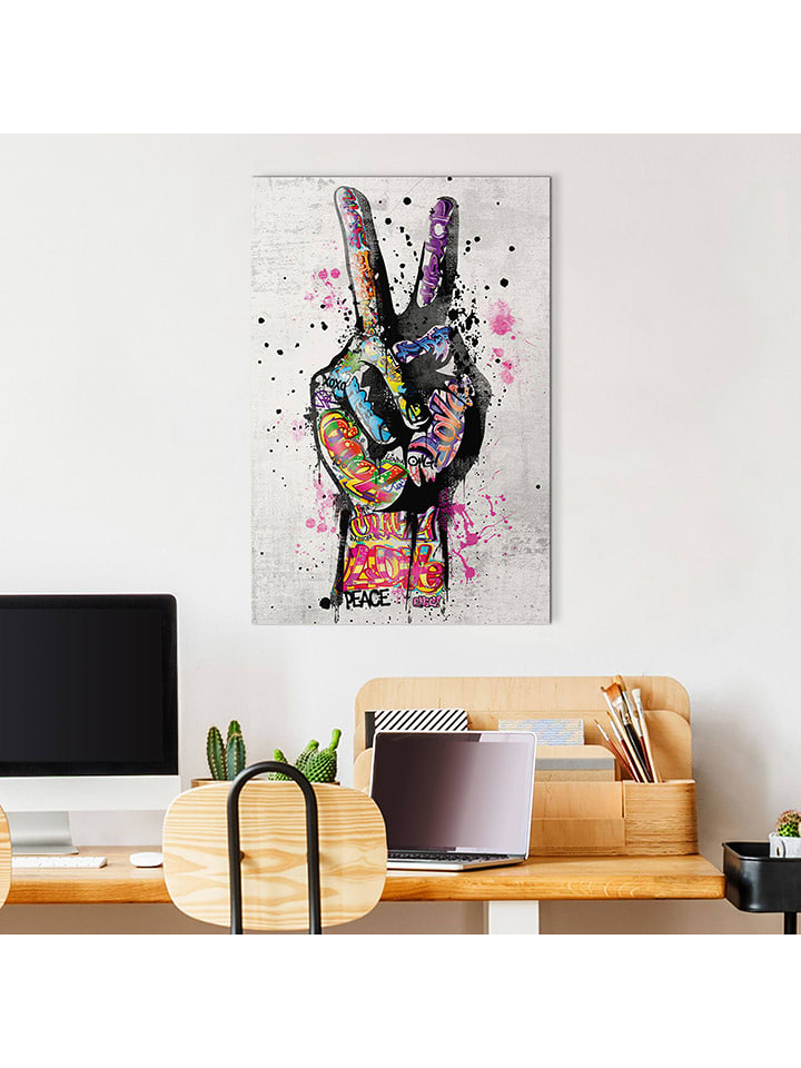 Orangewallz Druk artystyczny "Peace" rozmiar: 60x90 cm