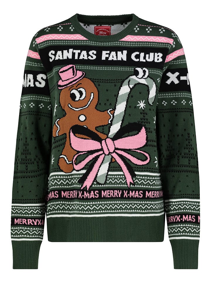 Sublevel Sweter w kolorze ciemnozielonym rozmiar: S