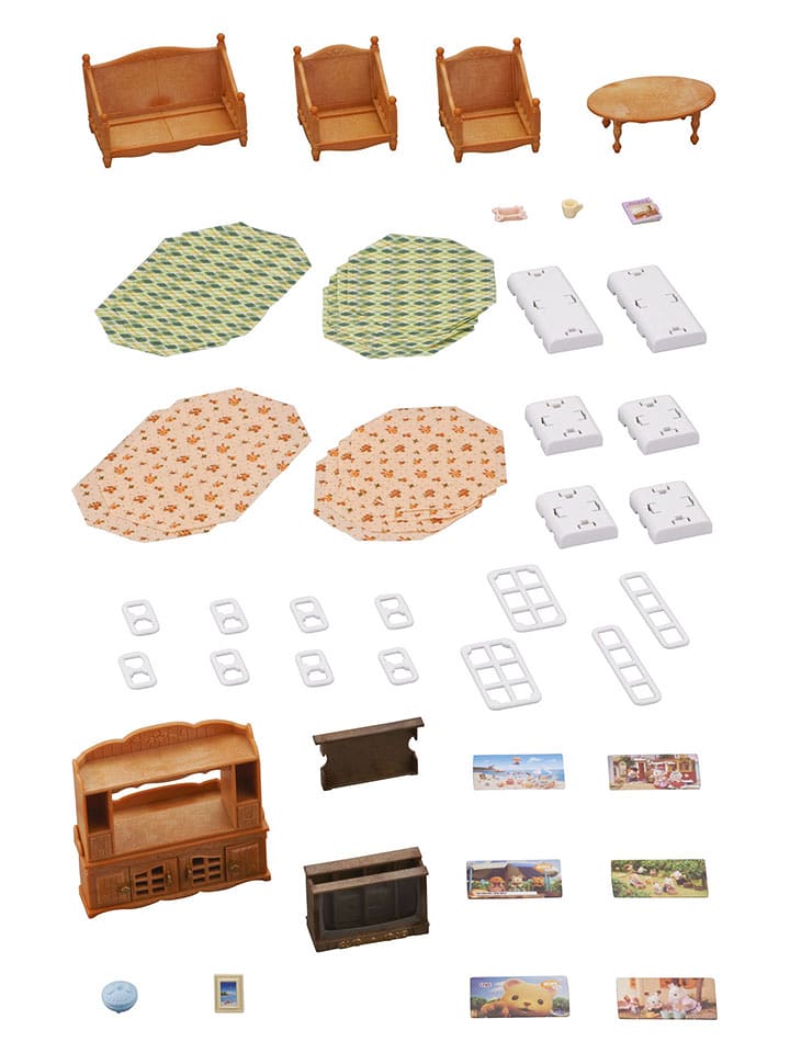 Sylvanian Families Akcesoria dla lalek "Country house living room" - 3+ rozmiar: onesize