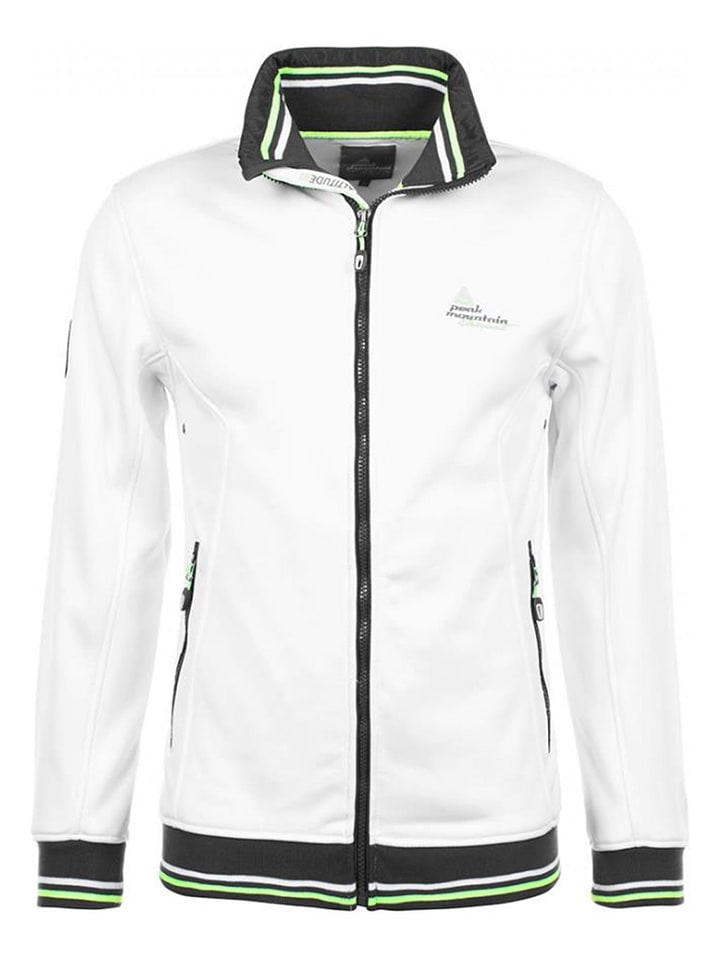Peak Mountain Kurtka polarowa "Creen" w kolorze białym rozmiar: XL