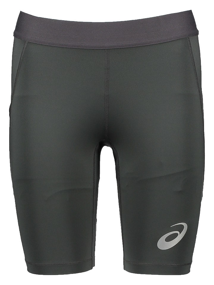 asics Bermudy "Fujitrail Sprinter" w kolorze szarym do biegania rozmiar: L
