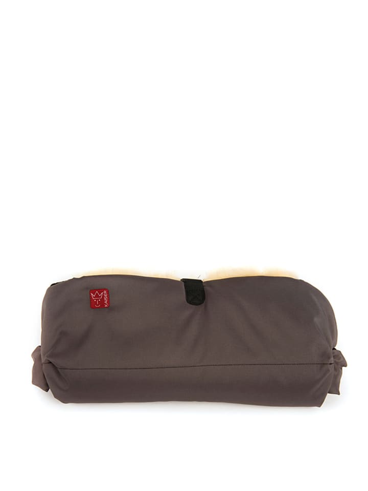 Kaiser Naturfellprodukte Ogrzewacz "Big Double" w kolorze antracytowym do rąk - 22 x 45 cm rozmiar: onesize