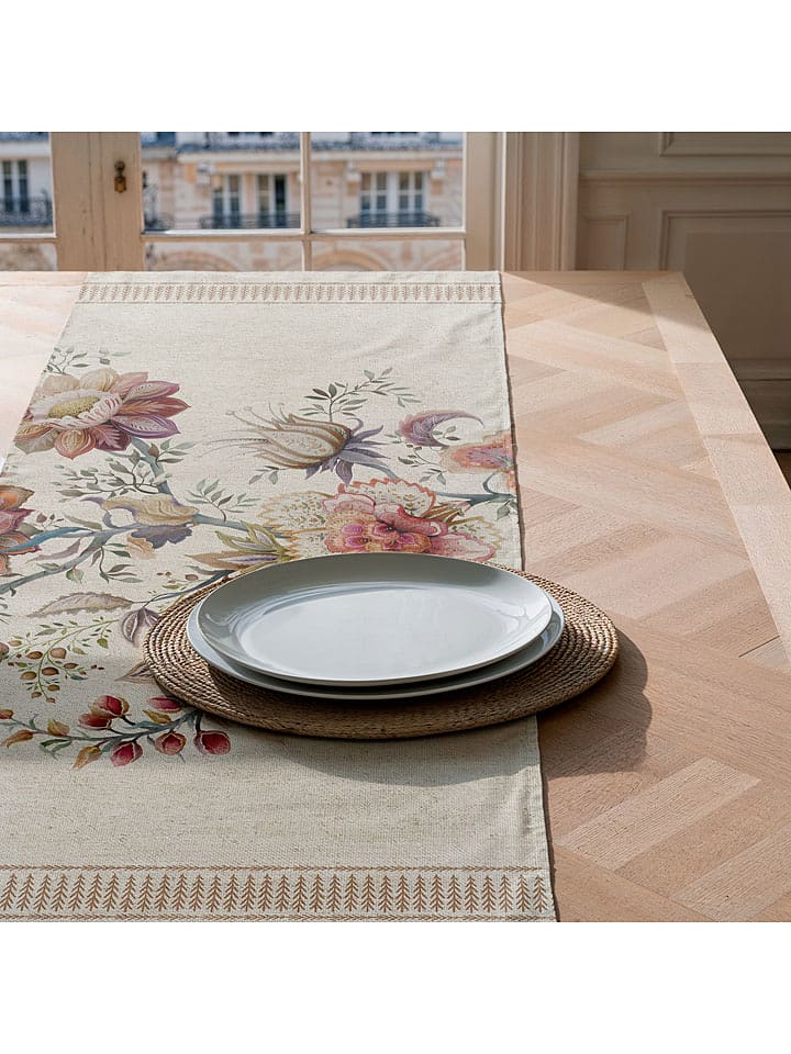 Mint Rugs Bieżnik "Samir" w kolorze kremowym ze wzorem rozmiar: 50x155 cm