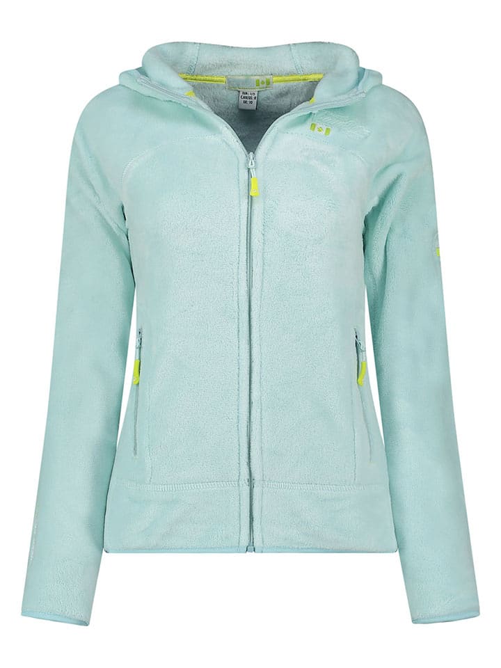 Canadian Peak Kurtka polarowa "Upaloodeak" w kolorze turkusowym rozmiar: 164