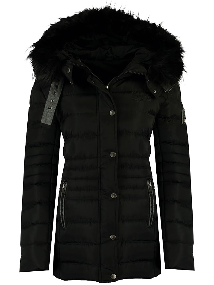 Geographical Norway Kurtka zimowa "Daleo" w kolorze czarnym rozmiar: 128