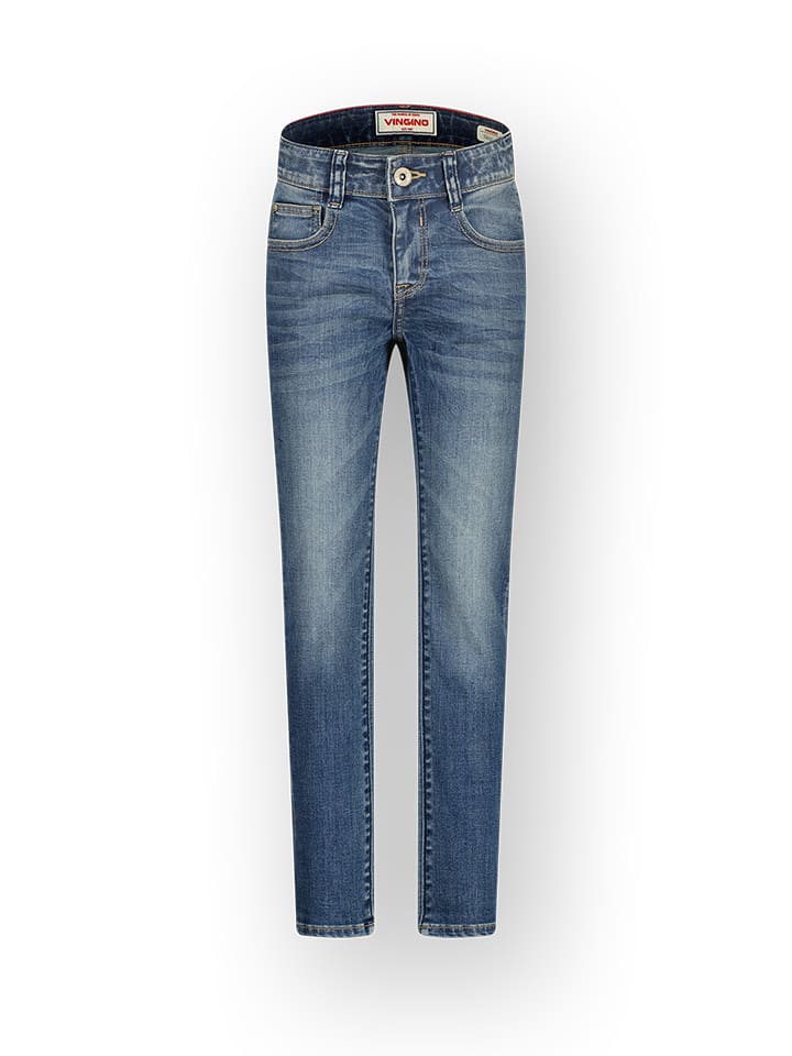 Vingino Dżinsy "Anzio" - Slim fit - w kolorze niebieskim rozmiar: 176