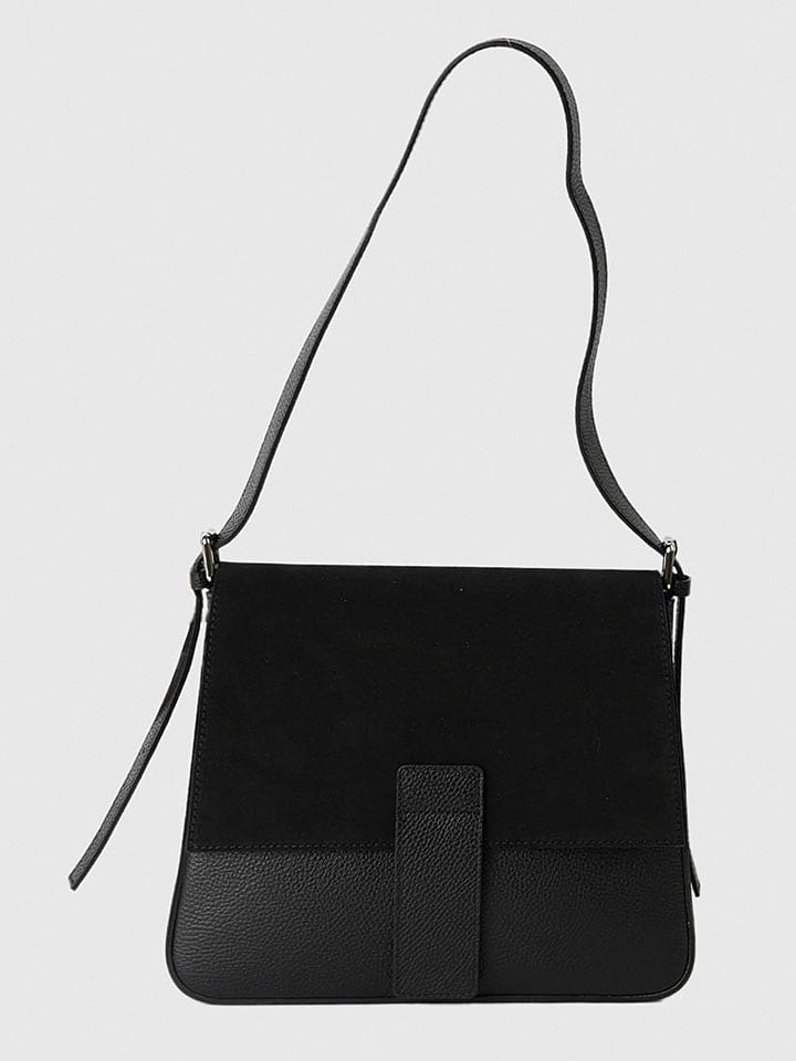 Victor & Hugo Paris Skórzana torebka "Nova" w kolorze czarnym - 28 x 23 x 8 cm rozmiar: onesize