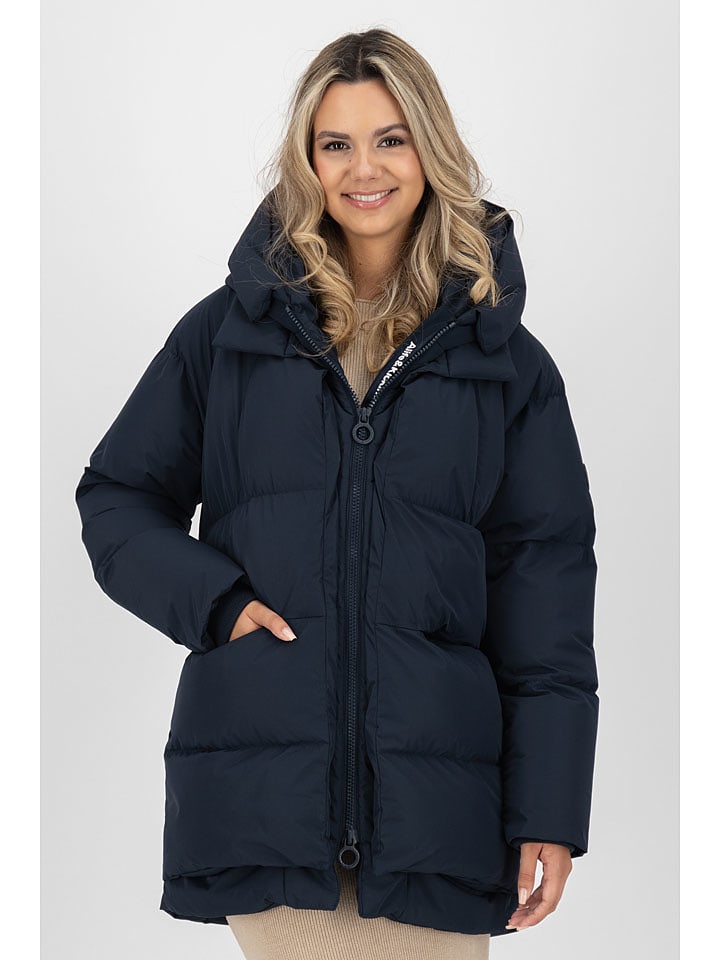 alife and kickin Kurtka zimowa "LykkeAK" w kolorze granatowym rozmiar: M